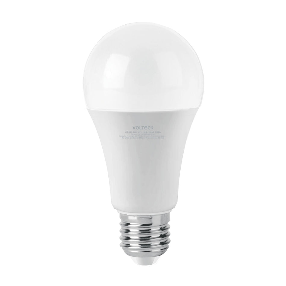 Lámpara LED A19 14 W (equiv. 100 W) luz de día, caja Volteck Caja con 12, 46221