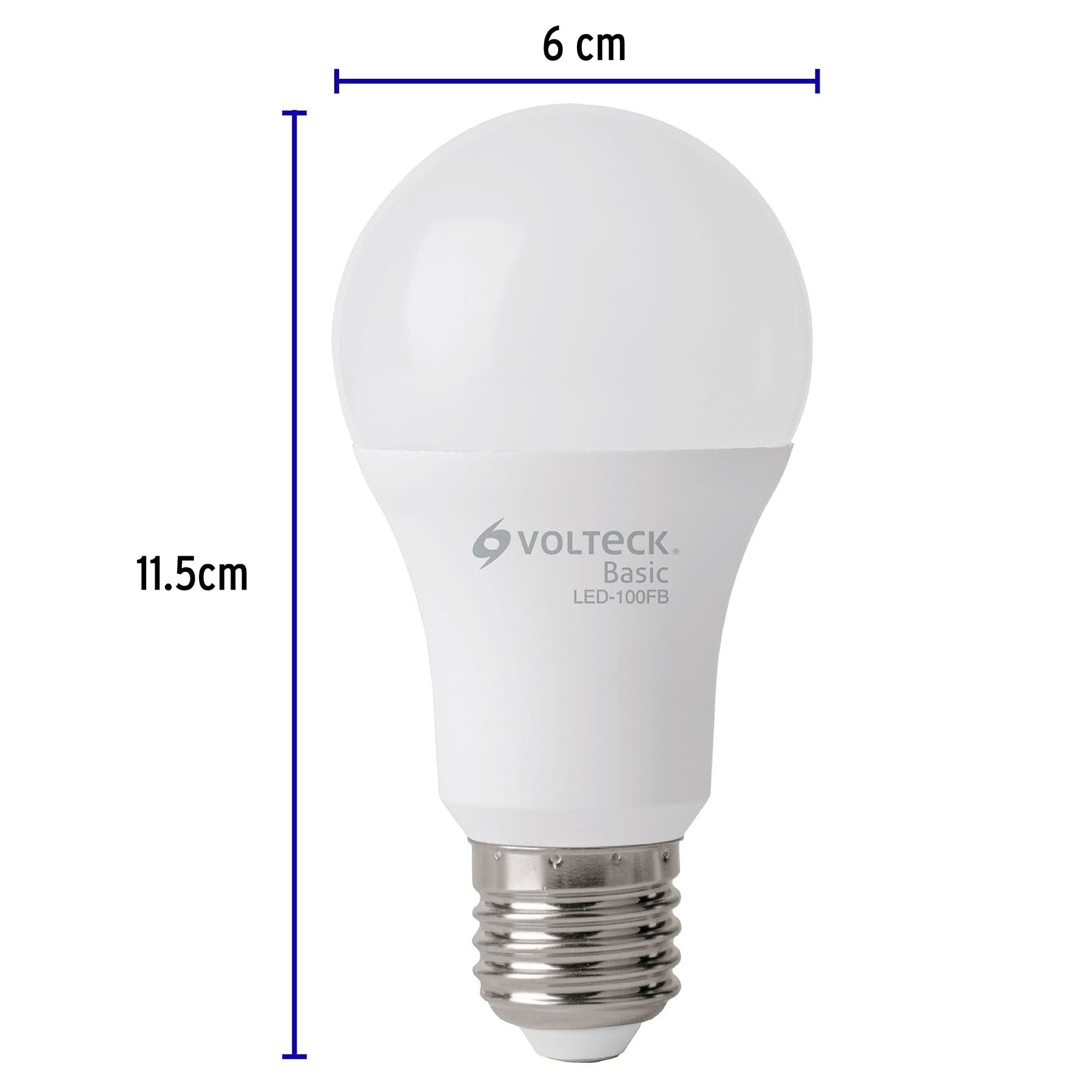 Lámpara LED A19 14 W (equiv. 75 W), luz de día, caja, Basic, 28065