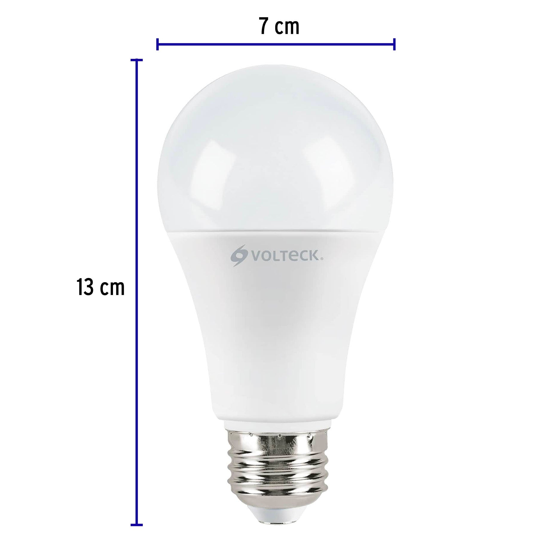 Pack de 4 lámparas LED A19 14 W (equiv. 100 W), luz de día, 48128