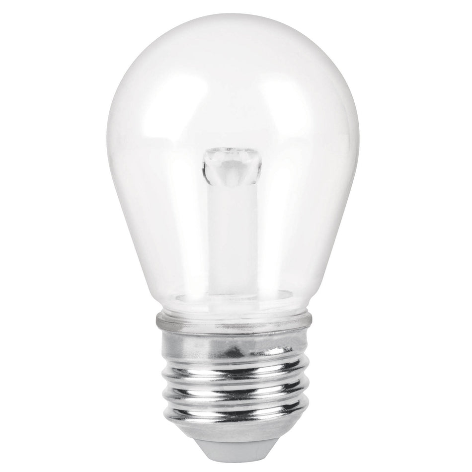 Lámpara LED S14 sin filamento 1 W luz cálida, caja, Volteck Caja con 6, 48077