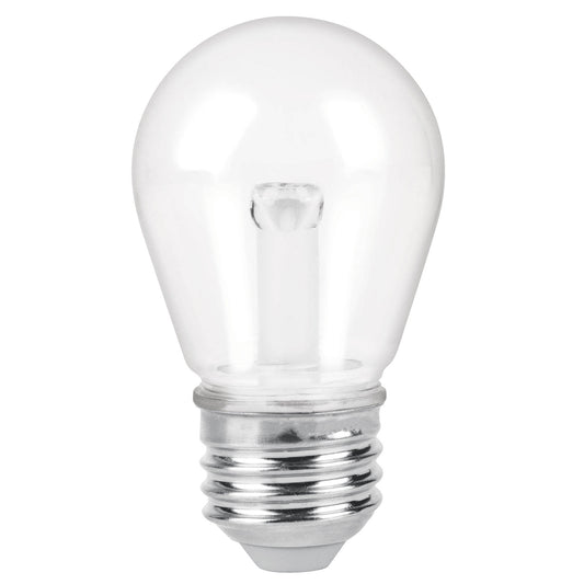 Lámpara LED S14 sin filamento 1 W luz cálida, caja, Volteck Caja con 6, 48077