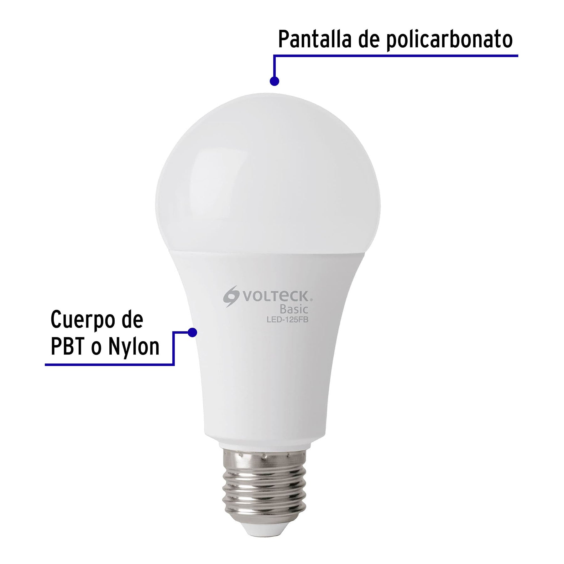 Pack de 4 lámparas LED A19 16 W (equiv. 100 W), luz de día, 28008