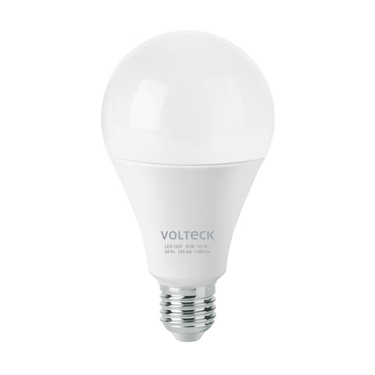 Lámpara LED A25 18 W (equiv. 125 W) luz de día, caja Volteck Caja con 6, 46222