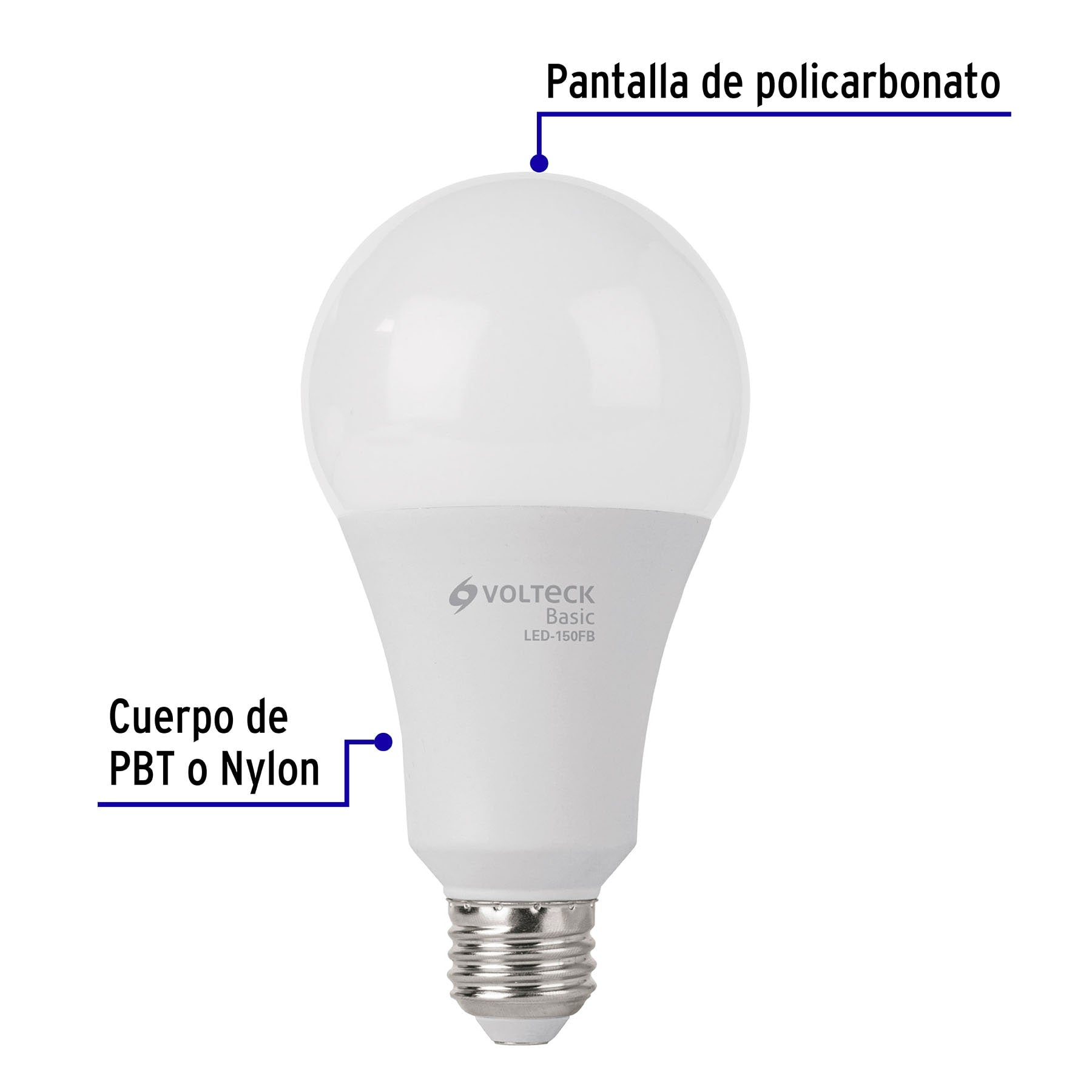 Lámpara LED A25 18 W (equiv. 125 W), luz de día, caja, Basic, 27164