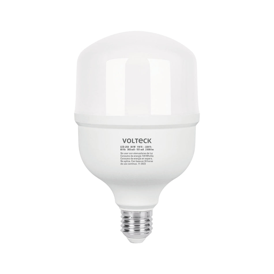 Lámpara LED alta potencia 30 W (equiv. 250 W), luz de día Caja con 4, 46226