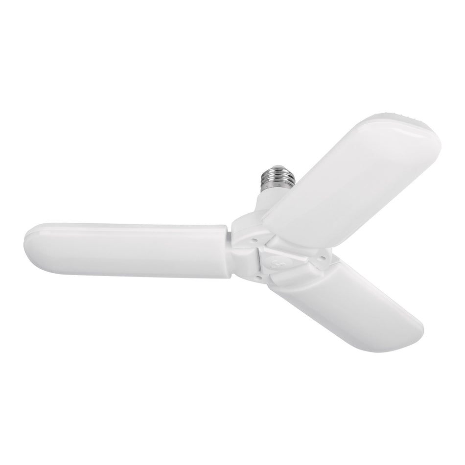 Lámpara LED 24W tipo ventilador, 3 aspas ajustables, Volteck Caja con 2, 26123