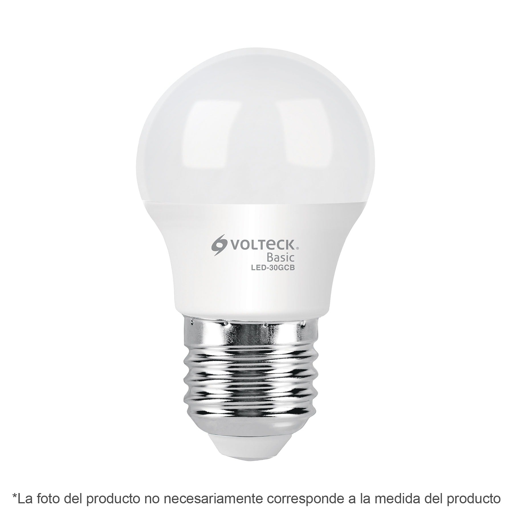 Lámpara LED G45 3 W (equiv. 25 W), luz de día, caja, Basic, 28057