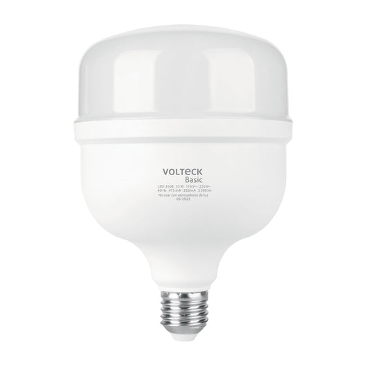 Lámpara LED alta potencia 35W (equiv. 300W) luz de día Basic Caja con 4, 28208