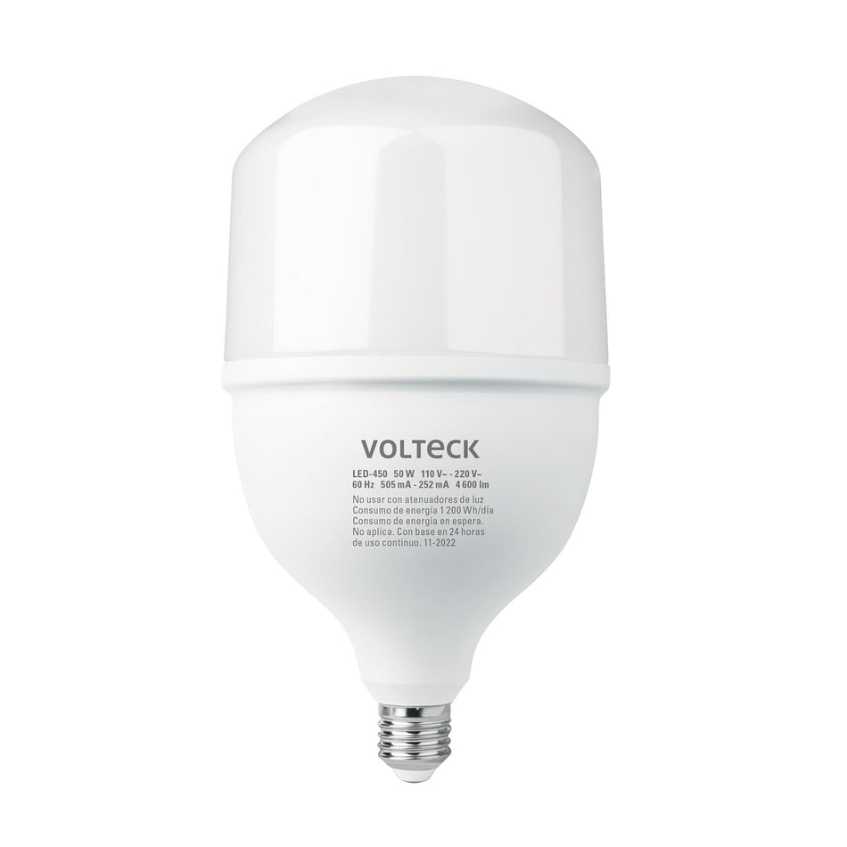 Lámpara LED alta potencia 50 W (equiv.450 W), luz de día Caja con 2, 46228