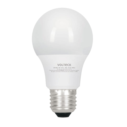 Lámpara LED tipo bulbo con 3 tonos de luz, blíster, Volteck Caja con 4, 49036