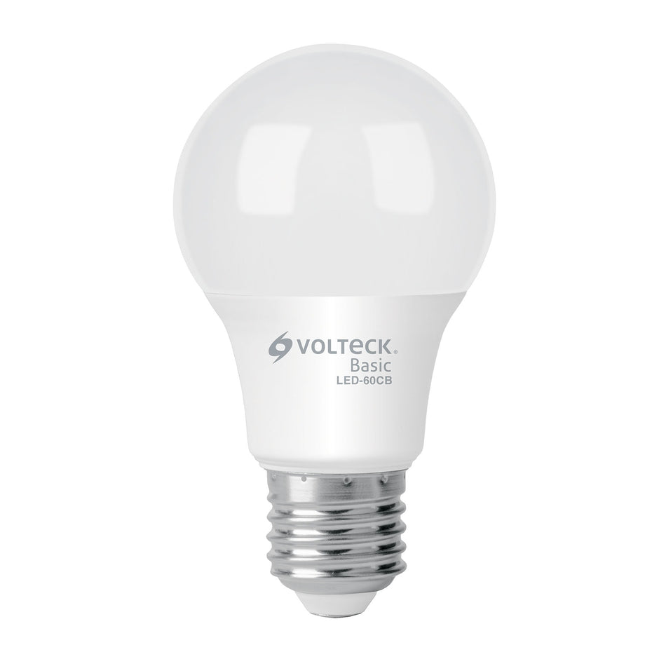 Lámpara LED A19 8 W (equiv. 60 W), luz cálida, caja, Basic Caja con 10, 28062