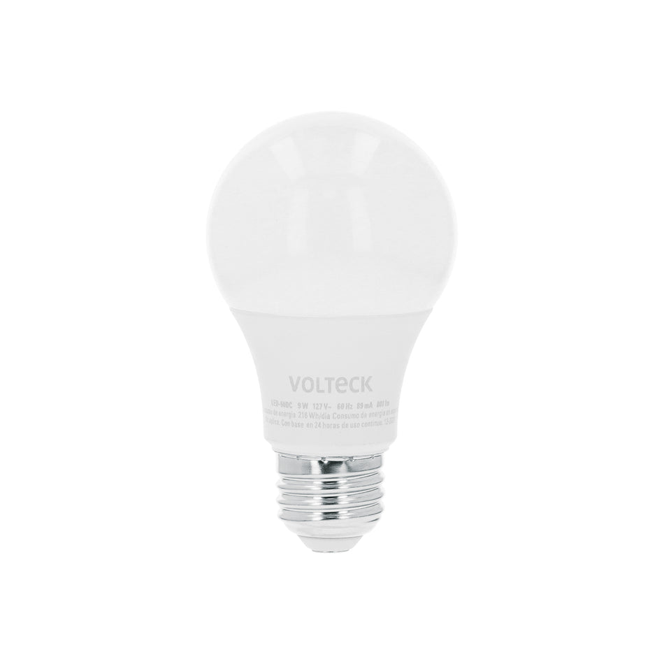 Lámpara de LED atenuable tipo bulbo 9 W luz cálida, blíster Caja con 4, 48298