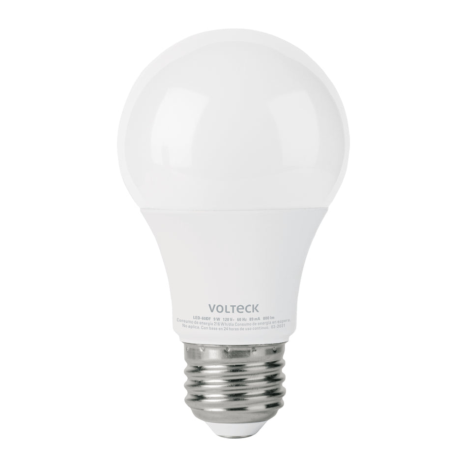 Lámpara de LED atenuable tipo bulbo 9 W luz de día, blíster Caja con 4, 48297