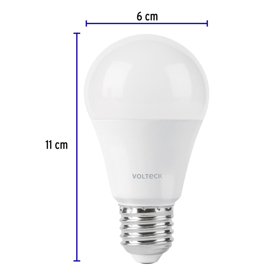 Lámpara LED tipo bulbo A19 9 W con sensor de movimiento Caja con 4, 46993