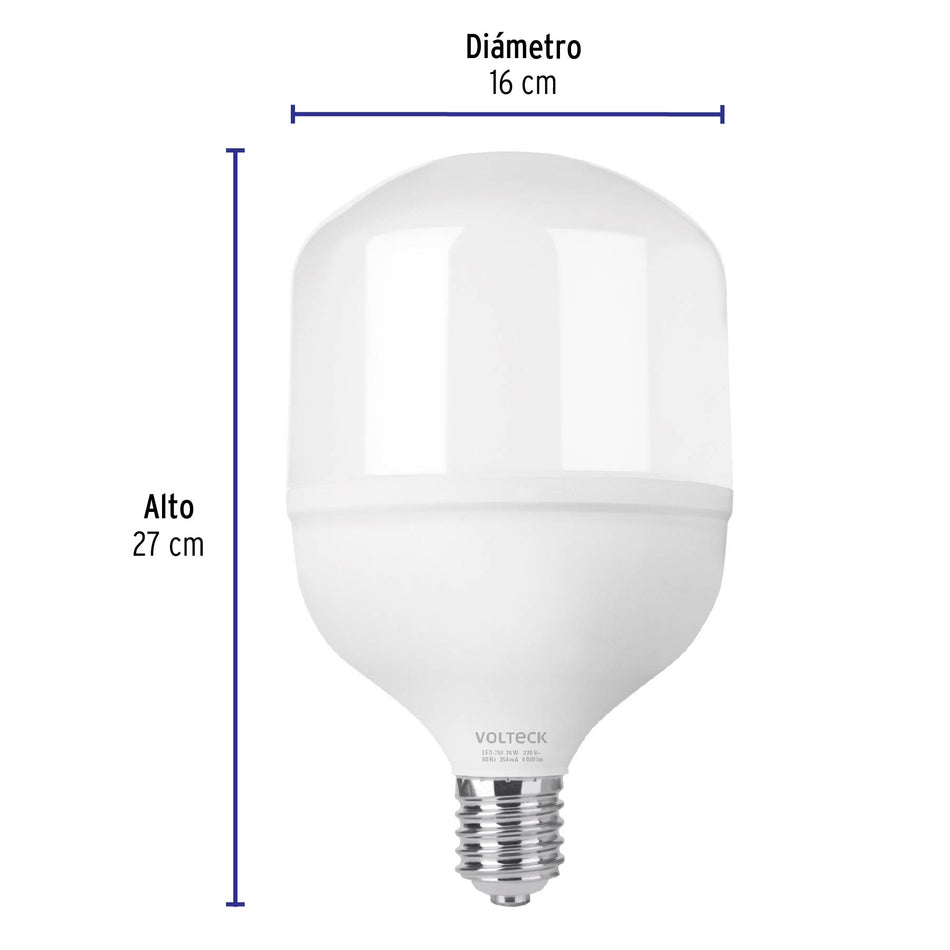 Lámpara LED alta potencia 70 W (equiv. 750 W), luz de día Caja con 2, 48079