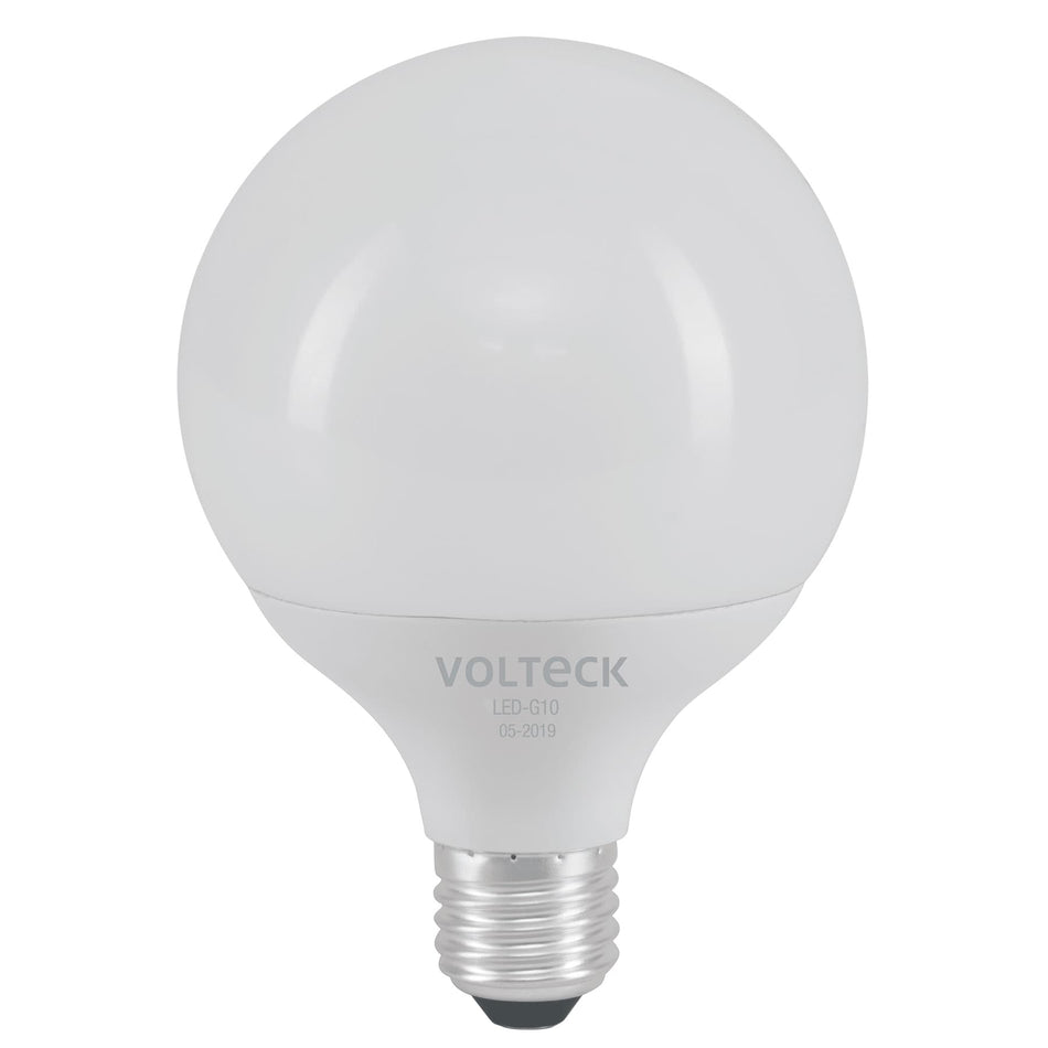 Lámpara de LED tipo globo 8 W luz de día, en caja, Volteck Caja con 2, 46195