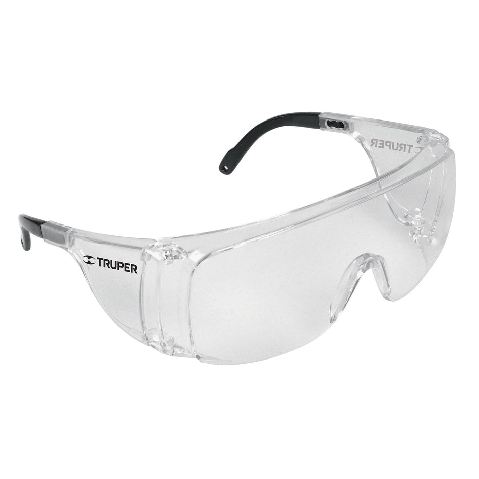 Sobrelentes de seguridad transparentes, Truper Safe Caja con 6, 14308