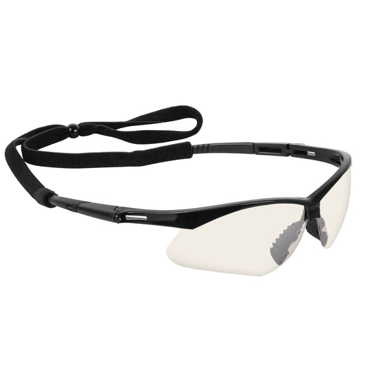 Lentes seguridad interior/exterior c/cordón ajustable, Sport Caja con 6, 15180