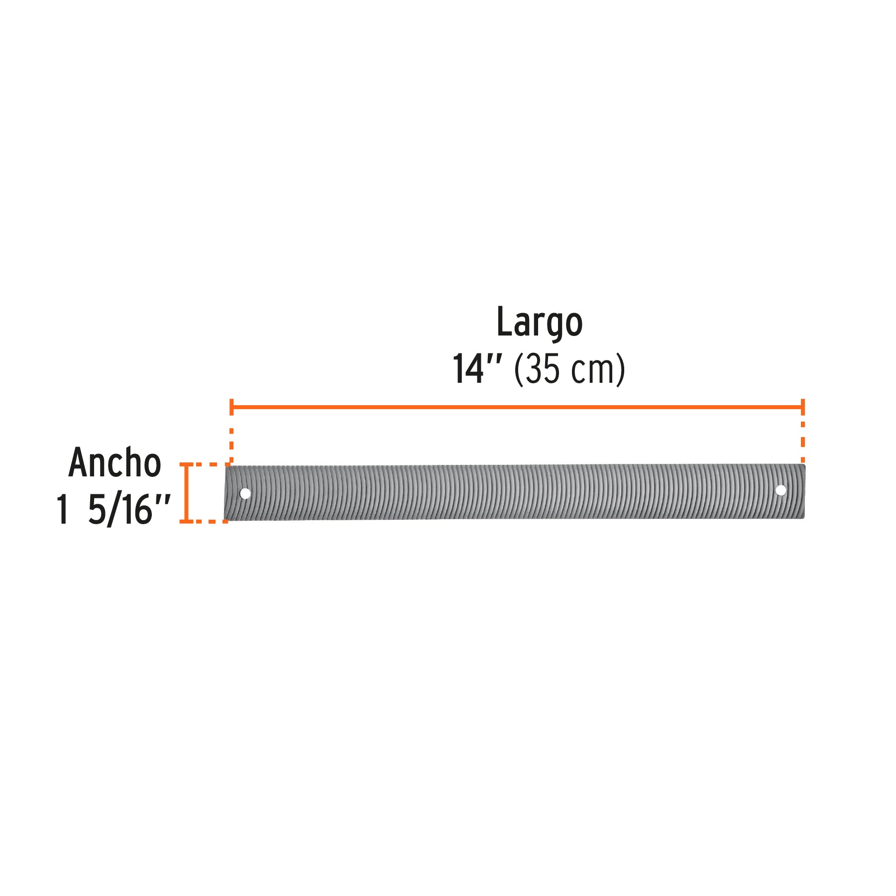 Lima para hojalatero 14', Truper Caja con 6, 15210