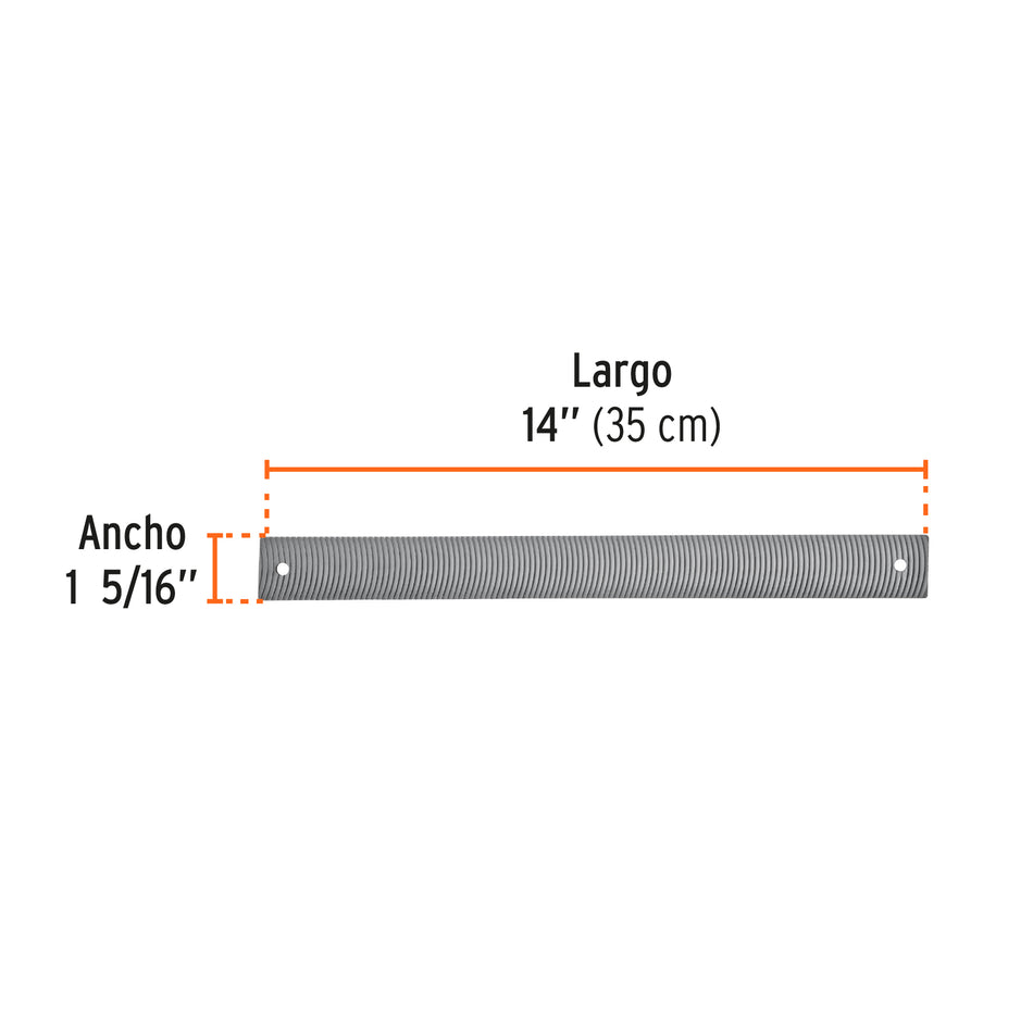 Lima para hojalatero 14', Truper Caja con 6, 15210