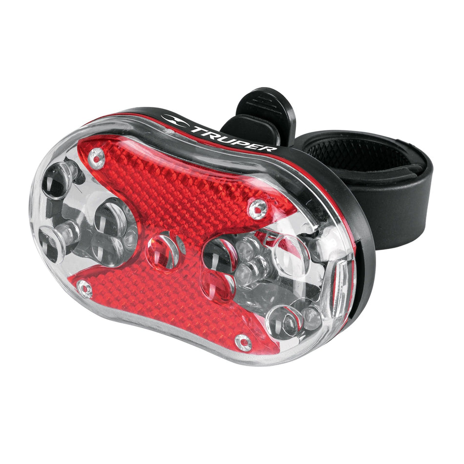 Linterna trasera para bicicleta 9 LEDs con 2 pilas AAA Caja con 6, 16797