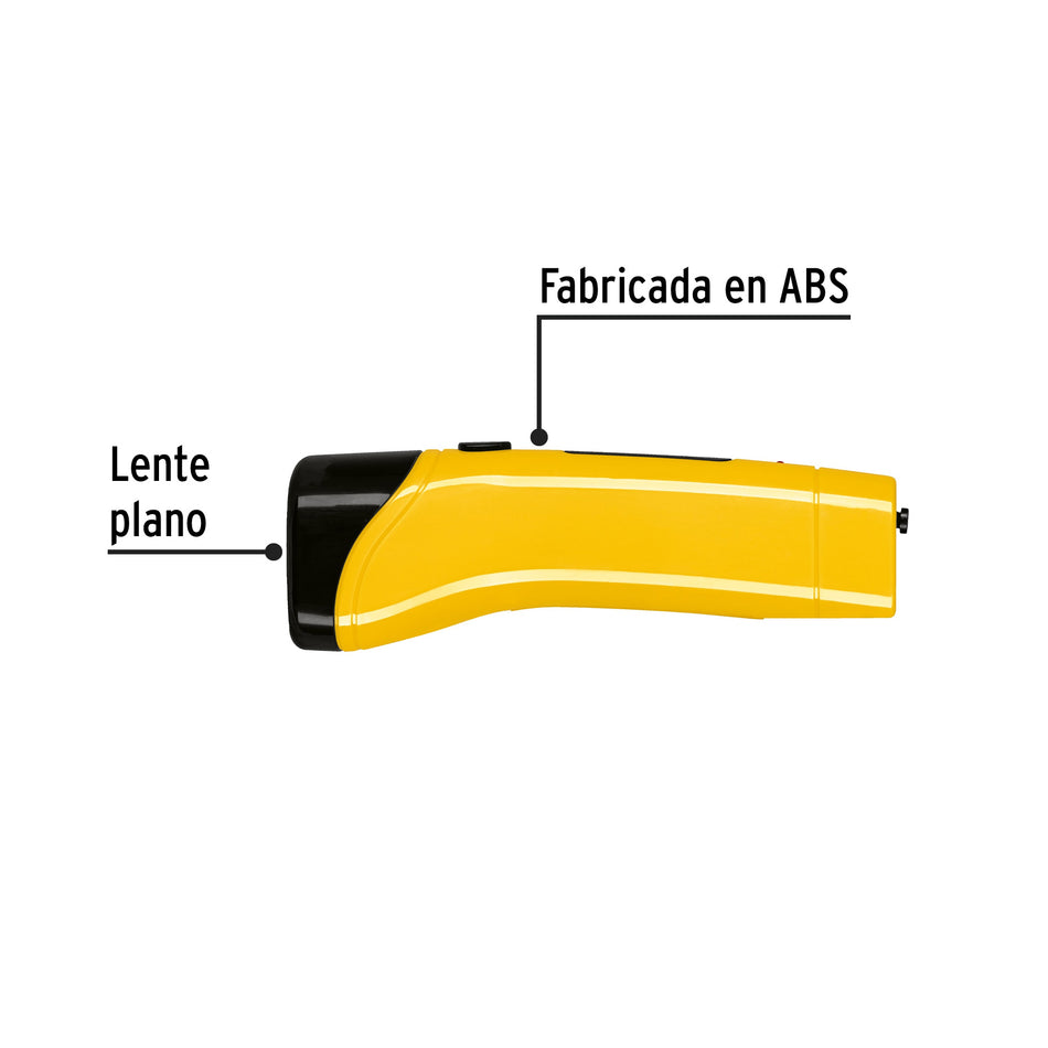 Linterna plástica de LED, 50 lm, recargable, PRETUL Caja con 6, 24050