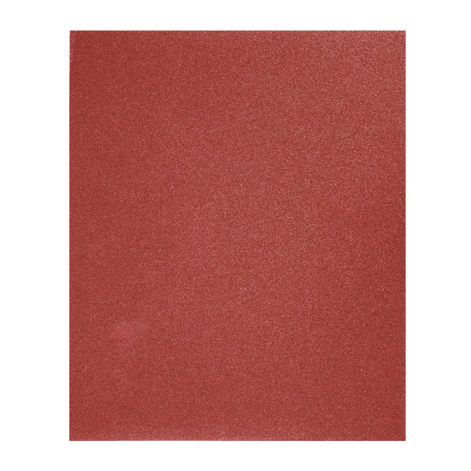 Lija de esmeril roja grano 100 de óxido de aluminio, Truper Caja con 25, 11645