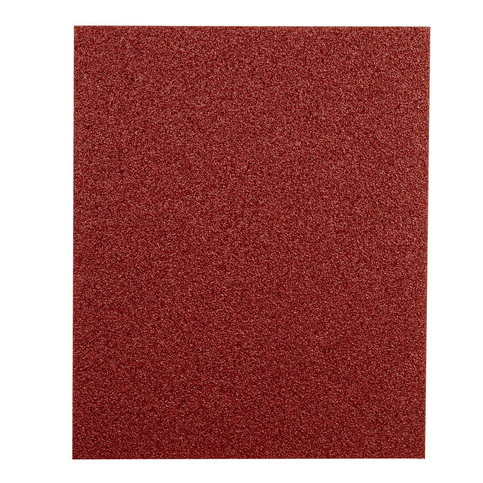 Lija de esmeril roja grano 50 de óxido de aluminio, Truper Caja con 25, 11641