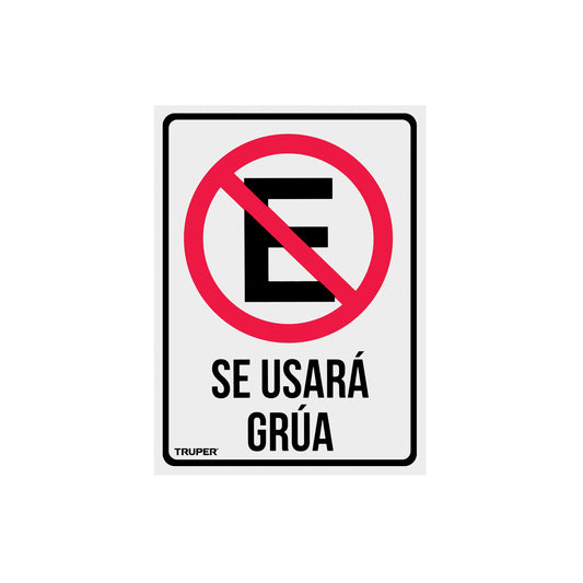 Letrero de señalización 'NO ESTACIONARSE', 25 x 34 cm Caja con 5, 18347