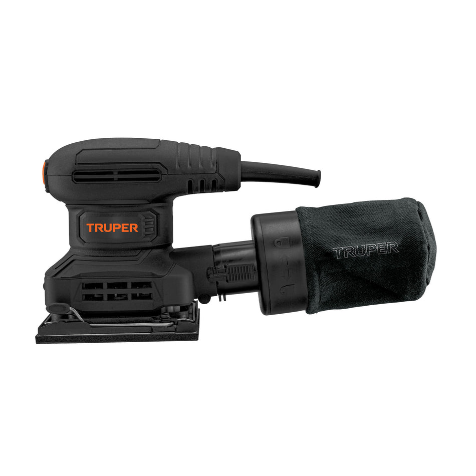 Lijadora orbital 1/4 hoja, 300W, TRUPER INDUSTRIAL, 103325