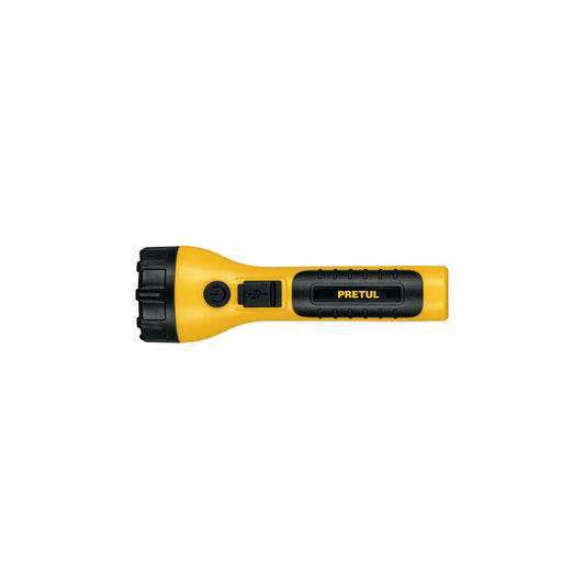 Linterna plástica de LED, 120 lm, recargable, PRETUL Caja con 6, 26101
