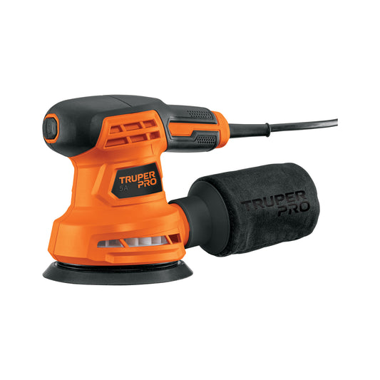 Lijadora roto orbital 5', 260 W, TRUPER PRO, 103656