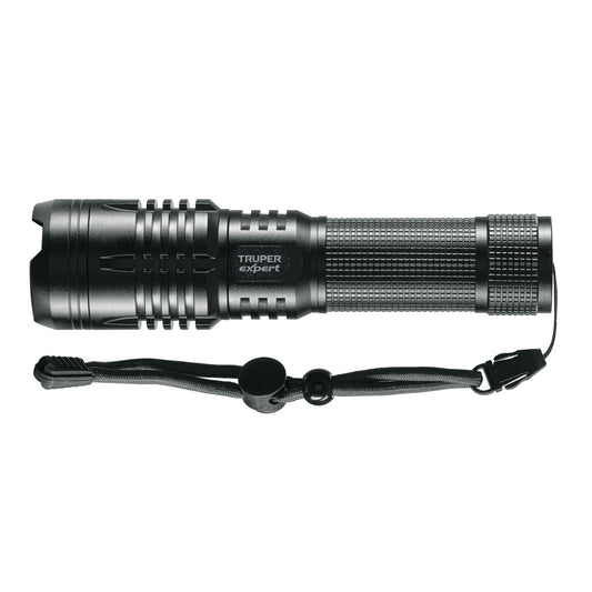 Linterna LED recargable, de aluminio,1,300 lm, TRUPER EXPERT, 16778