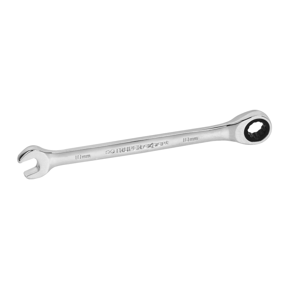 Llave combinada con matraca 10 mm x 154 mm largo, Expert Caja con 3, 15743