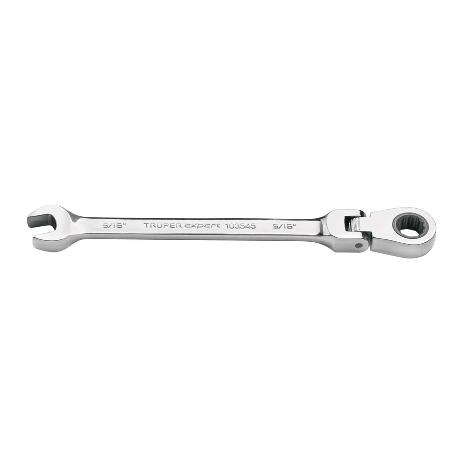 Llave combinada con matraca 5/16' flexible, Expert Caja con 3, 103545