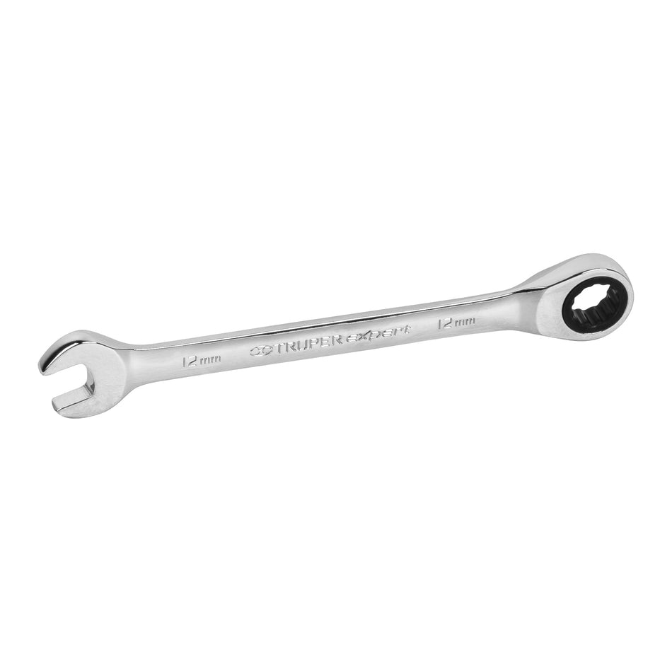 Llave combinada con matraca 12 mm x 166 mm largo, Expert Caja con 3, 15744