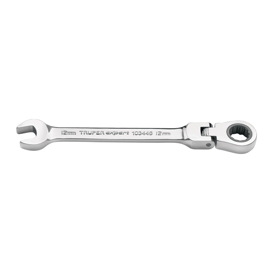 Llave combinada con matraca 12 mm flexible, Expert Caja con 3, 103446