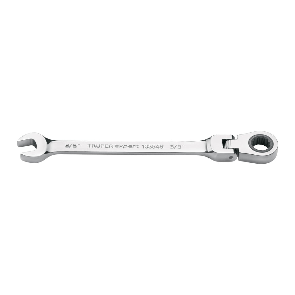 Llave combinada con matraca 3/8' flexible, Expert Caja con 3, 103546