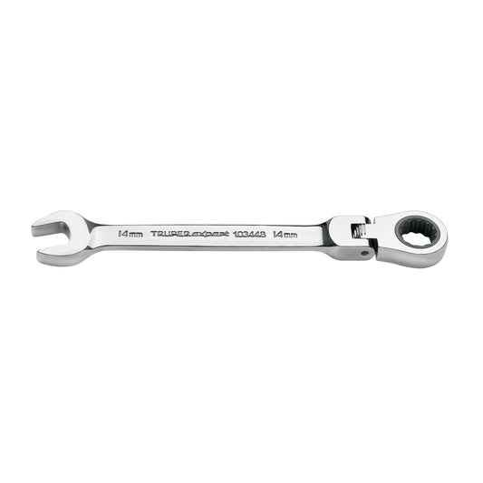 Llave combinada con matraca 14 mm flexible, Expert Caja con 3, 103448