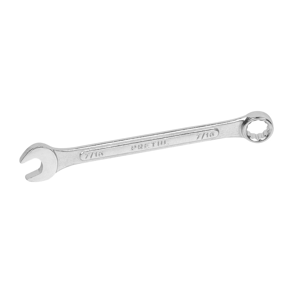 Llave combinada 7/16' x 150 mm de largo, Pretul Caja con 12, 21883