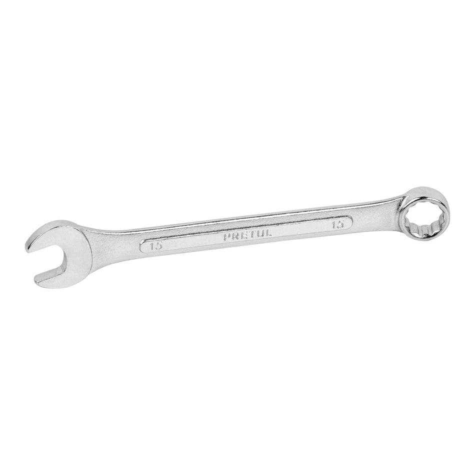 Llave combinada 15 mm x 190 mm de largo, Pretul Caja con 6, 21909