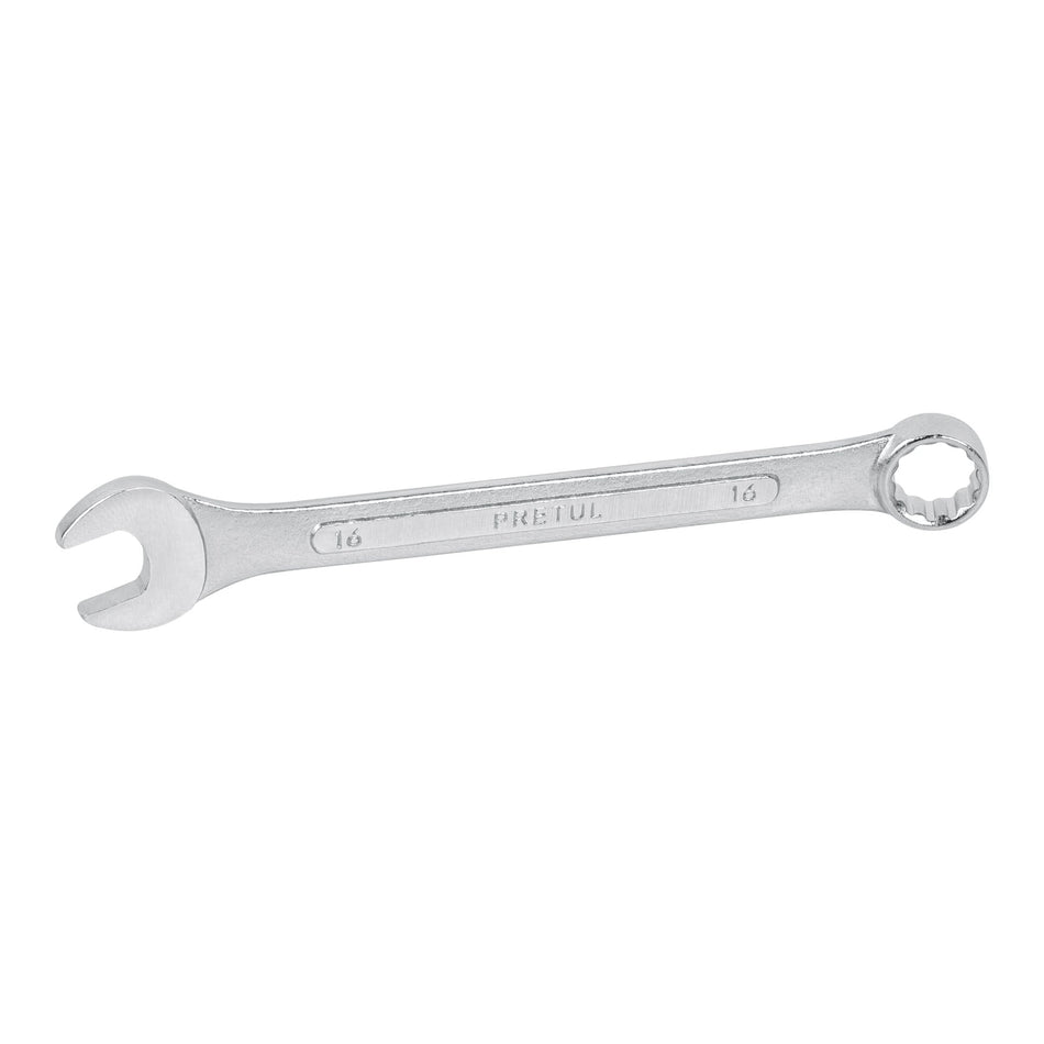 Llave combinada 16 mm x 200 mm de largo, Pretul Caja con 6, 21910