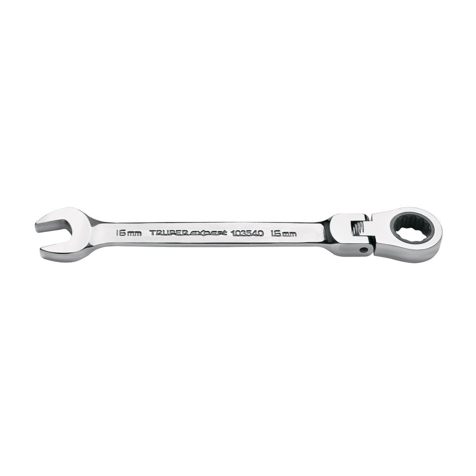 Llave combinada con matraca 16 mm flexible, Expert Caja con 3, 103540
