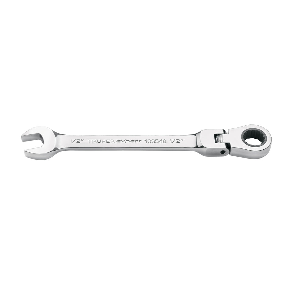 Llave combinada con matraca 1/2' flexible, Expert Caja con 3, 103548