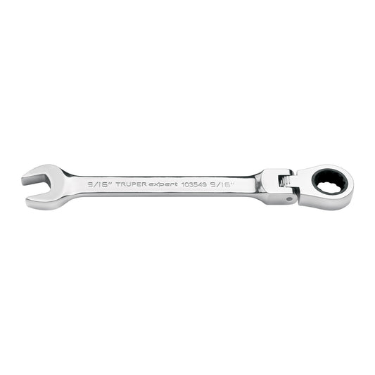 Llave combinada con matraca 9/16' flexible, Expert Caja con 3, 103549