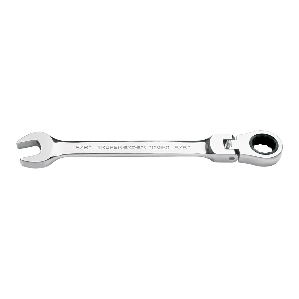 Llave combinada con matraca 5/8' flexible, Expert Caja con 3, 103550
