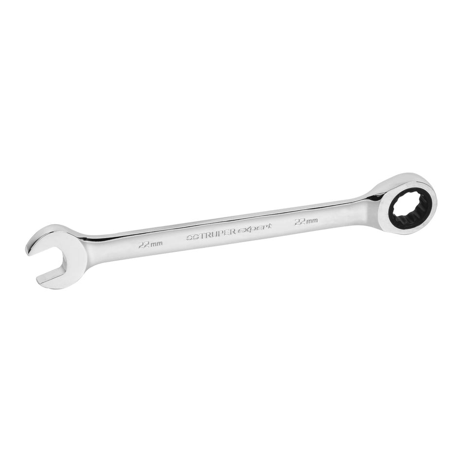 Llave combinada con matraca 22 mm x 279 mm largo, Expert Caja con 3, 13624