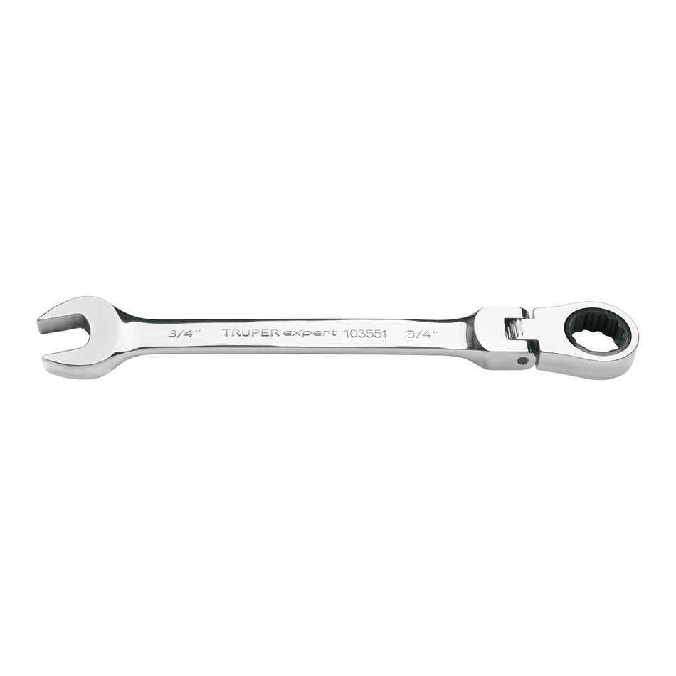 Llave combinada con matraca 3/4' flexible, Expert Caja con 3, 103551