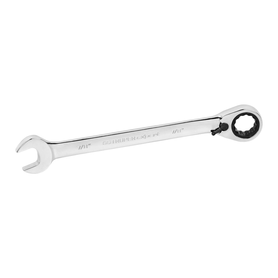 Llave combinada matraca reversible 7/8'x288 mm largo, Expert Caja con 3, 13600
