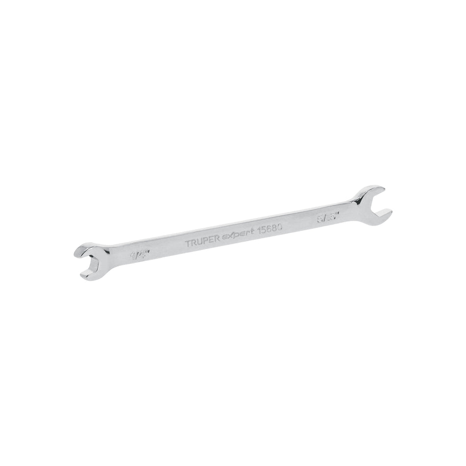 Llave española, 1/4 x 5/16' x 126 mm de largo, Truper Expert Caja con 6, 15680